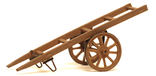 Ferro Train M-431-FM -  hand cart, long, resin-brass model, ready made model